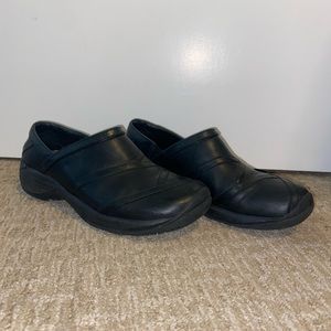 Merrell Black Leather slip on